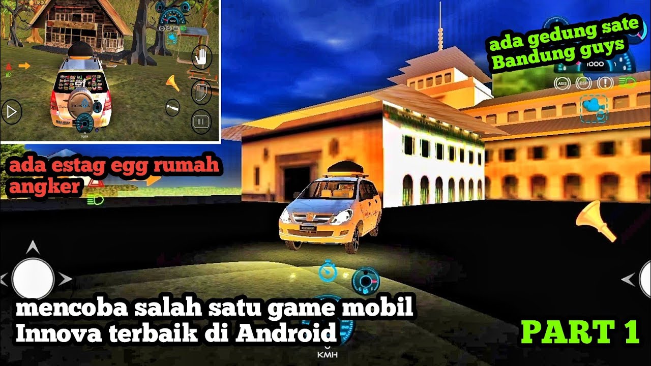 mencoba salah satu game mobil innova terbaik diandroid : supir travel simulator indo part 1