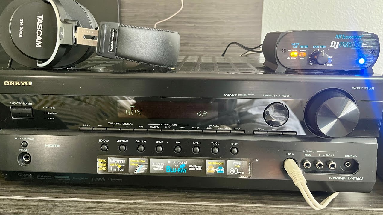 Onkyo TX-SR508 FM Reception Demonstration WEEI FM