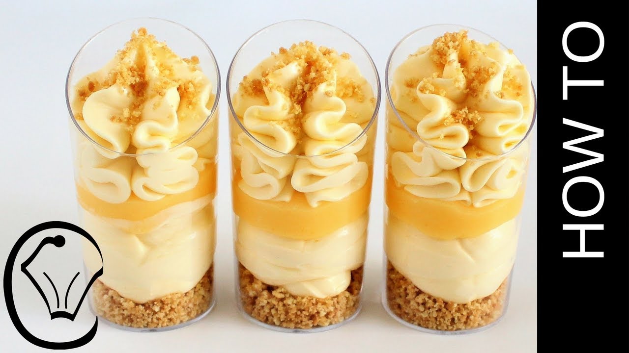 Lemon Curd Cream Cheese Mousse Dessert Cup Shooters by Cupcake Savvy's Kitchen