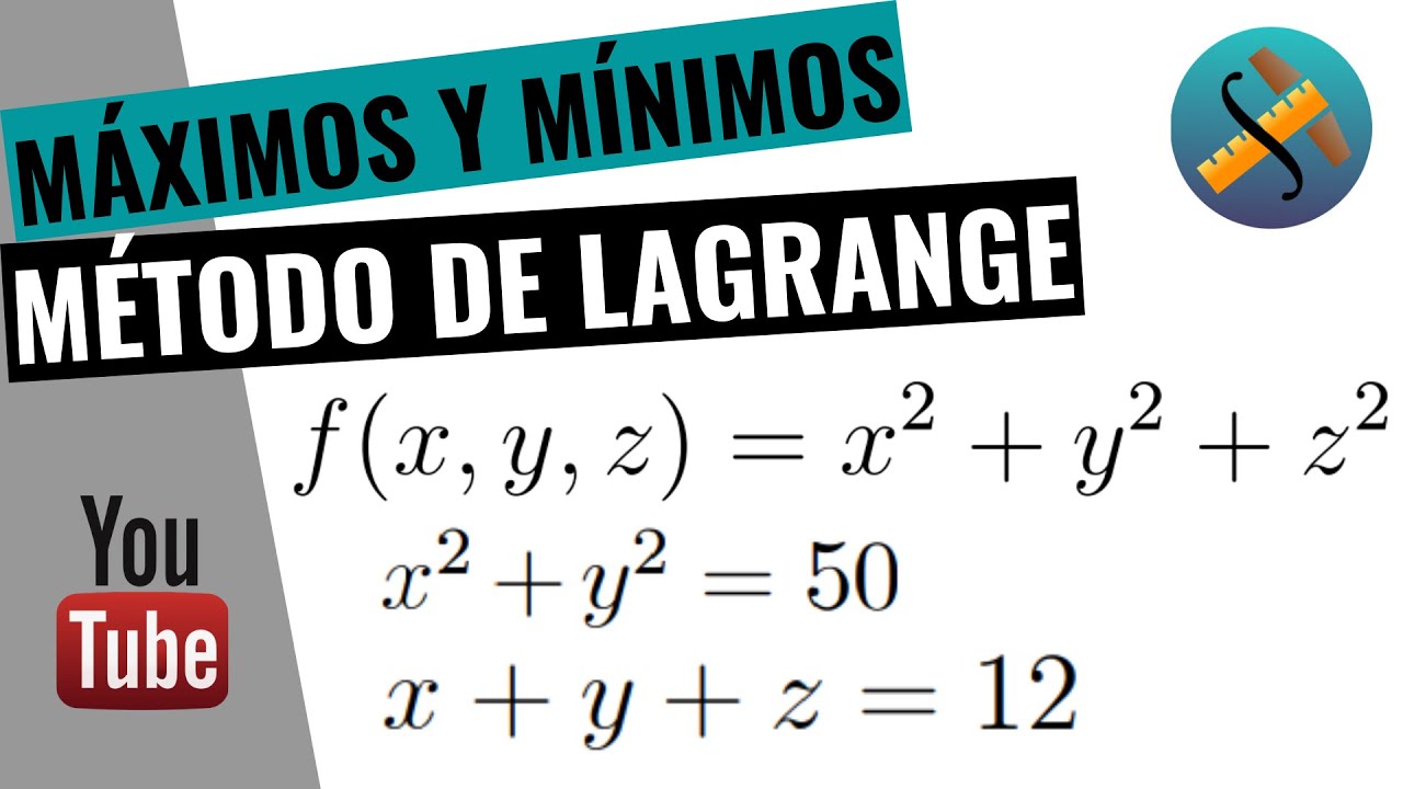 Máximos y Mínimos | #1 | Método de Lagrange con dos restricciones (Cálculo 3)
