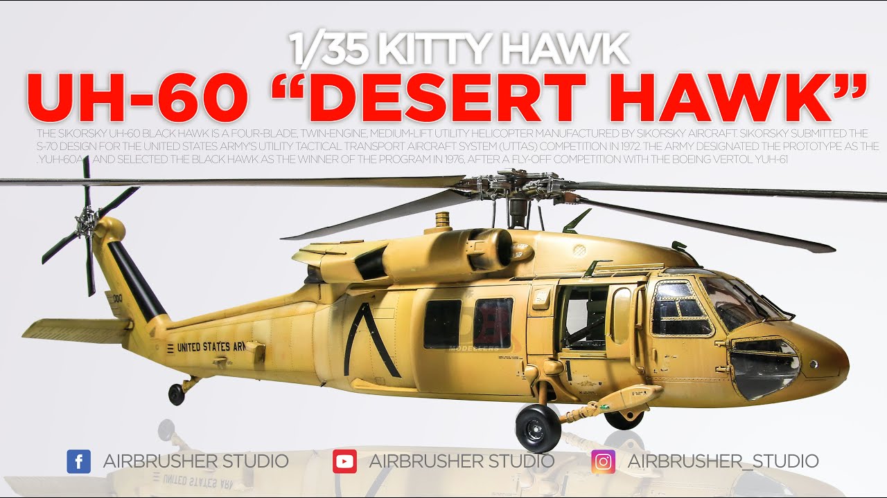 UH-60 Desert Hawk - 1/35 ACADEMY SCALE MODEL