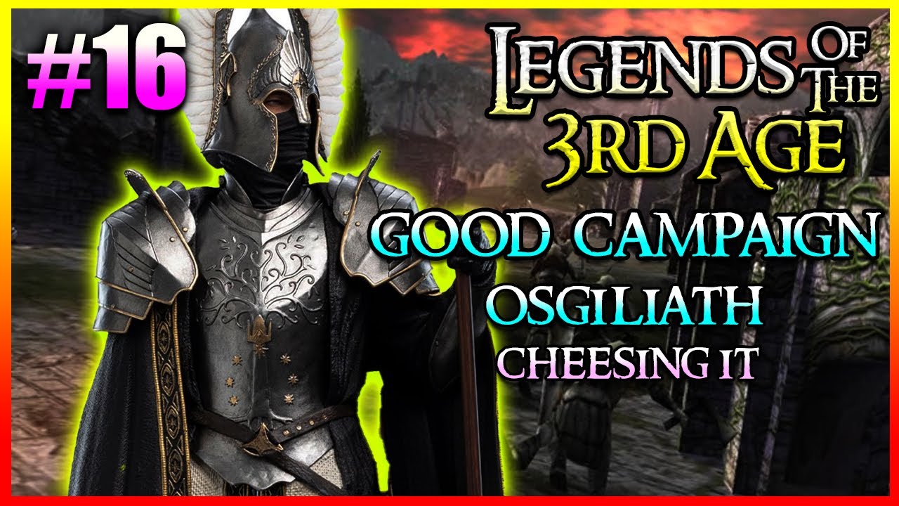 BFME1 HD - Legends of the Third Age Mod in 2024 - Good Campaign   Osgiliath #16 [Cheesing it]