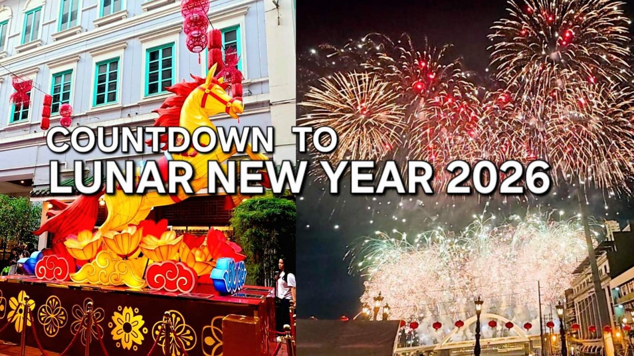 Lunar New Year 2026 Countdown in Manila 🇵🇭 | Ongpin to Jones Bridge Fireworks & Drone Show