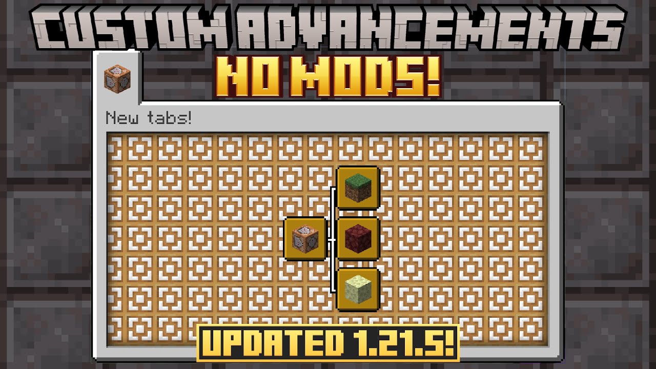 How to Make Custom Advancements in Minecraft 1.21.5 | Minecraft Data Pack Tutorial