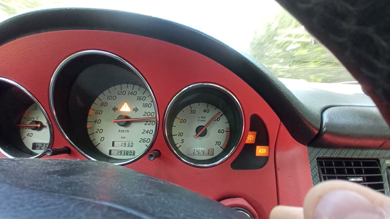 Mercedes SLK 230 0-240km/h kompresor acceleration