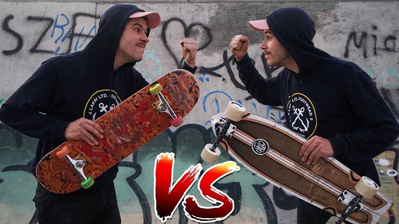SKATE VS LONGBOARD