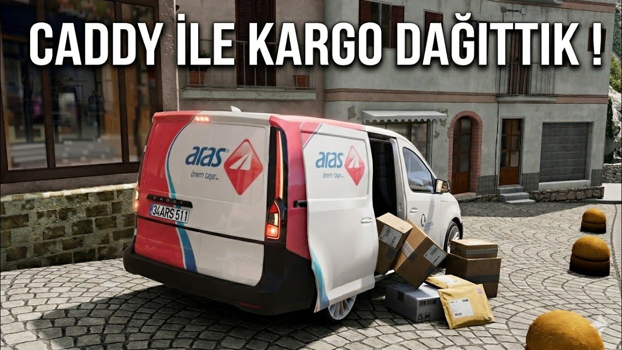 Caddy İle Kargo Dağıttık ! // BeamNG.drive