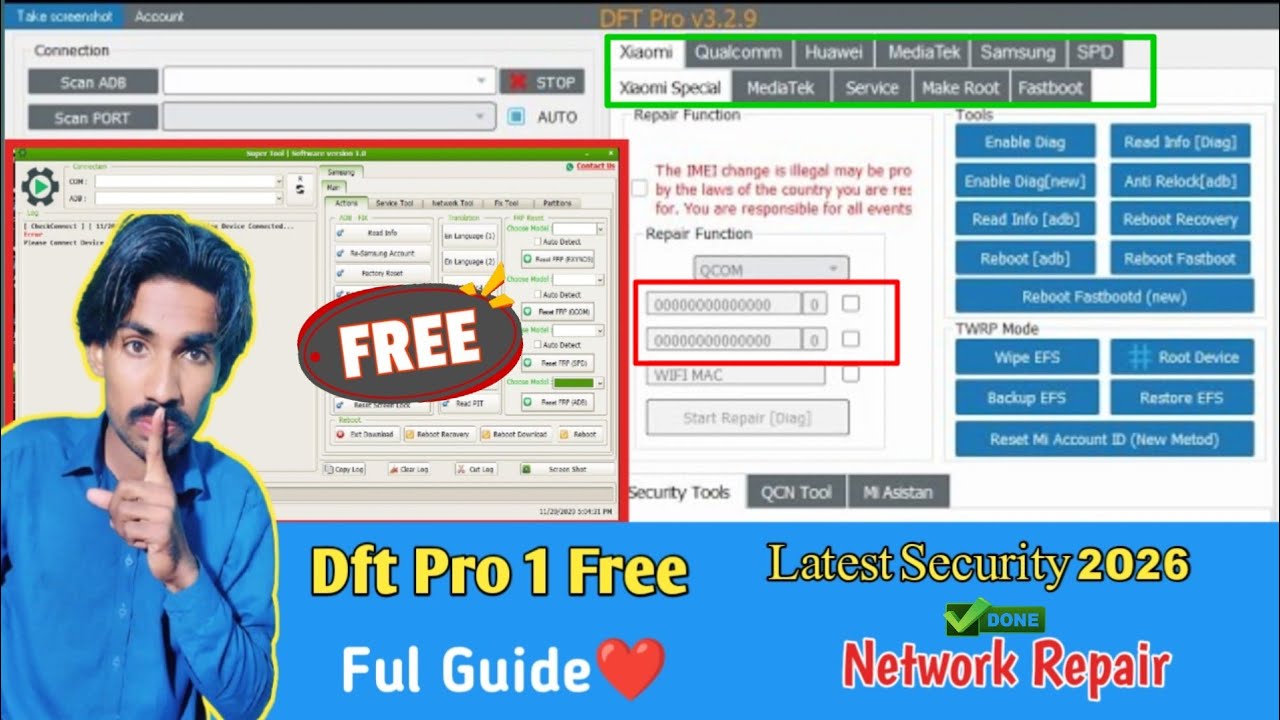 Pandora Tool 2026 Latest Update &ndash; FRP Unlock, Network Repair, Security Fix| DFT Pro 1 Free Tool Gift