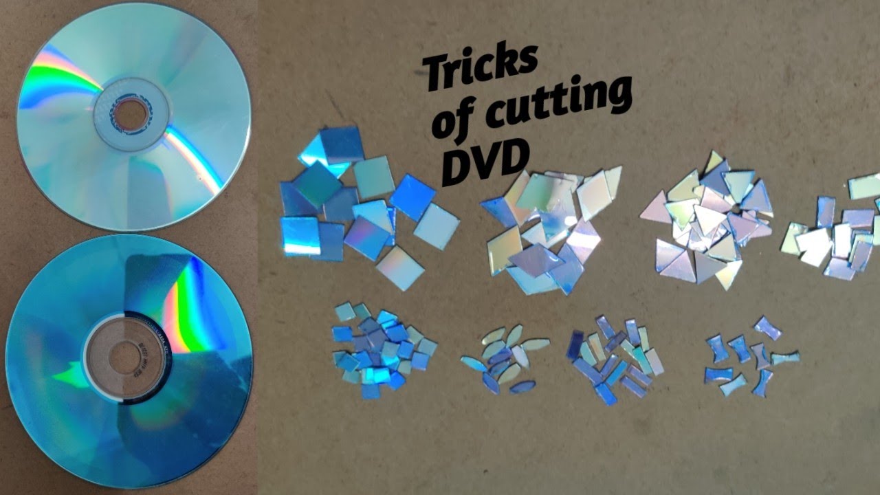 How to cut DVDs | How to cut dvd easily at home| Old dvd crafts recycle crafts dvd crafts