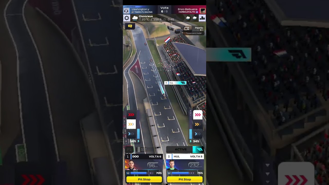 Corrida 3 da classificatória de sábado 