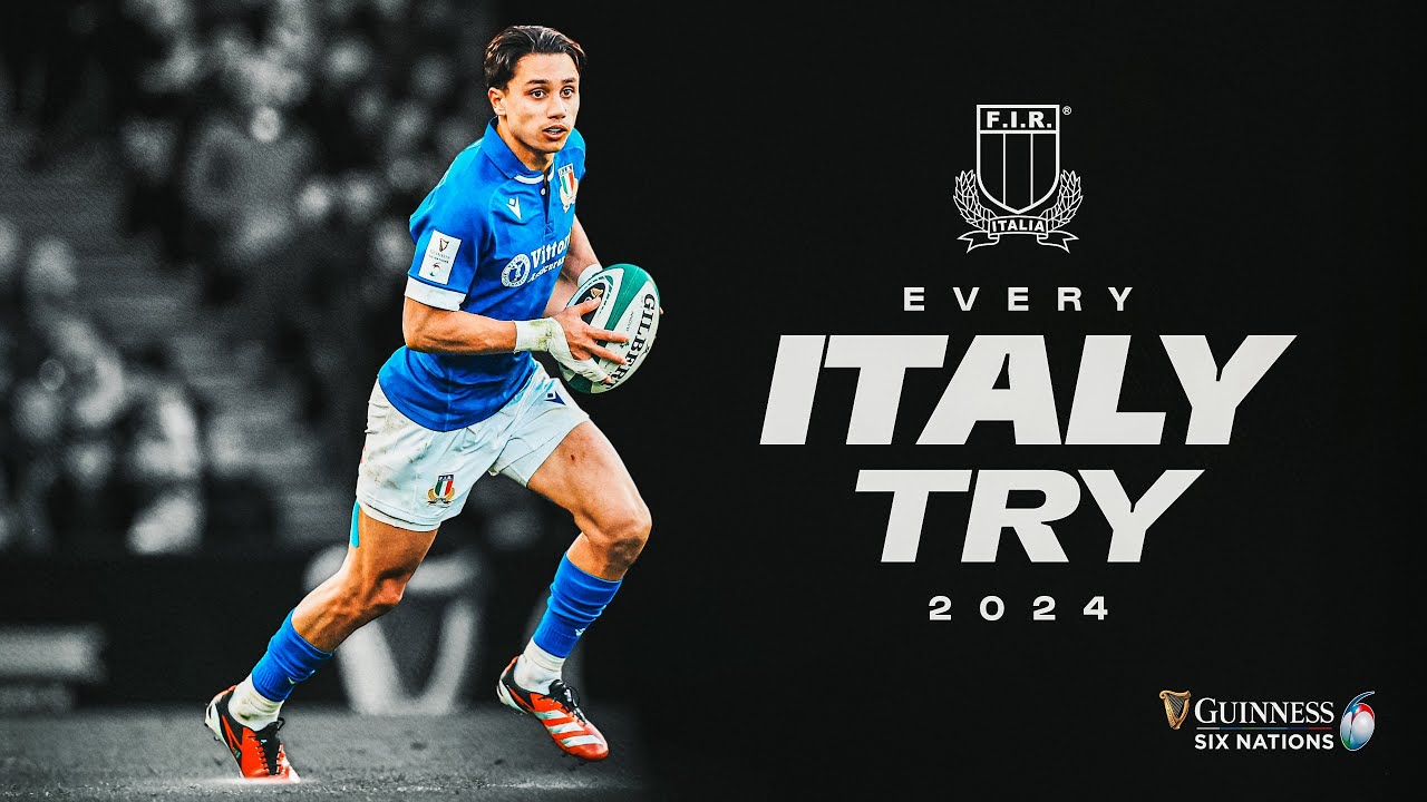 EVERY TRY | ITALY 🇮🇹 | 2024 GUINNESS MEN'S SIX NATIONS