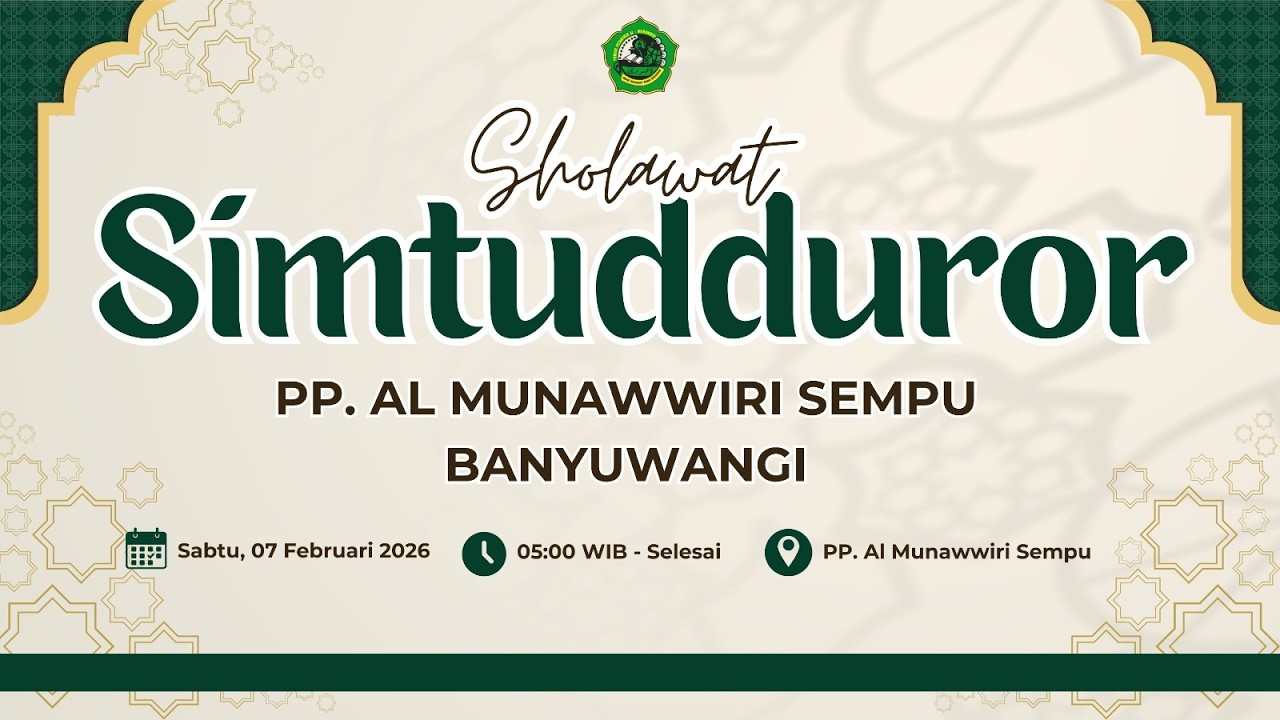Sholawat Simtudduror PP Al Munawwiri Sempu Banyuwangi