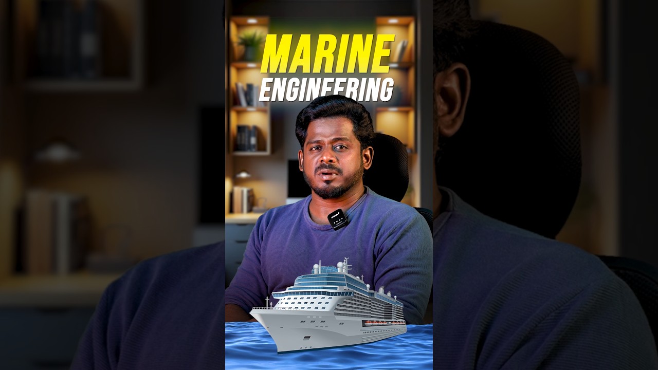 Study Marine Engineering After +2! Set Sail for a High-Paying Career! ⚓ | #agamathikalvi