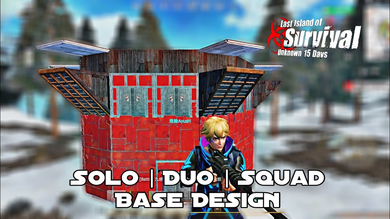 Last island of survival Solo Duo |  Squad Best Base Design for standard and Bloody | #lios #ldrs