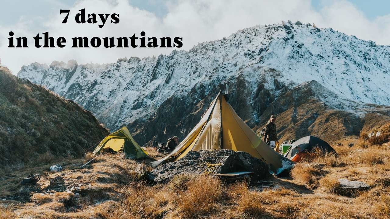 7 DAYS Camping, Surviving & Hunting Invasive Mountain Goats