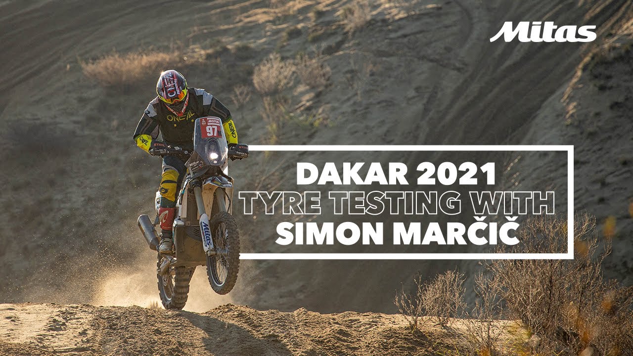 2021 Dakar Rally | Simon Marčič testing Mitas tyres at Villadoms Rally Station