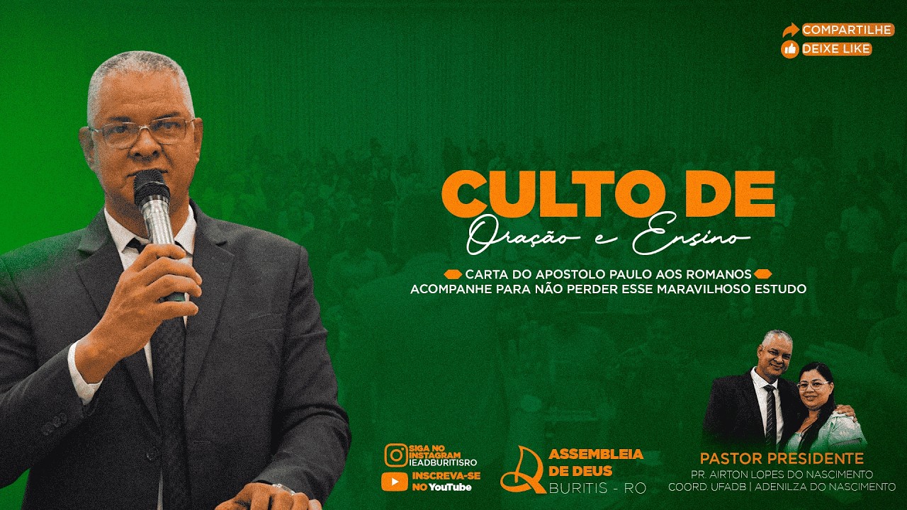 CULTO DE ENSINO 24/02/26 | IEADB TV | AO VIVO