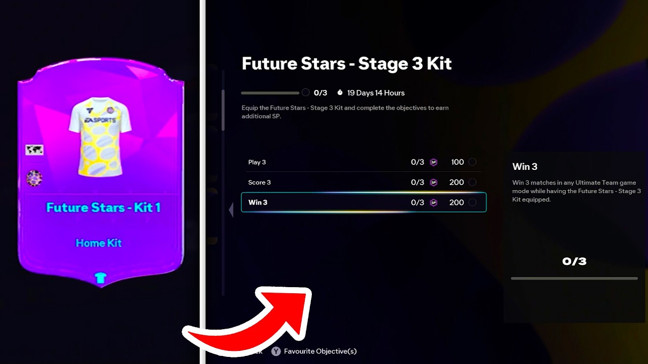 How to Get Future Stars Stage 1, 2 & 3 Kit in FC 26 (Tier 1, 2, 3 Future Stars Kit Objectives)