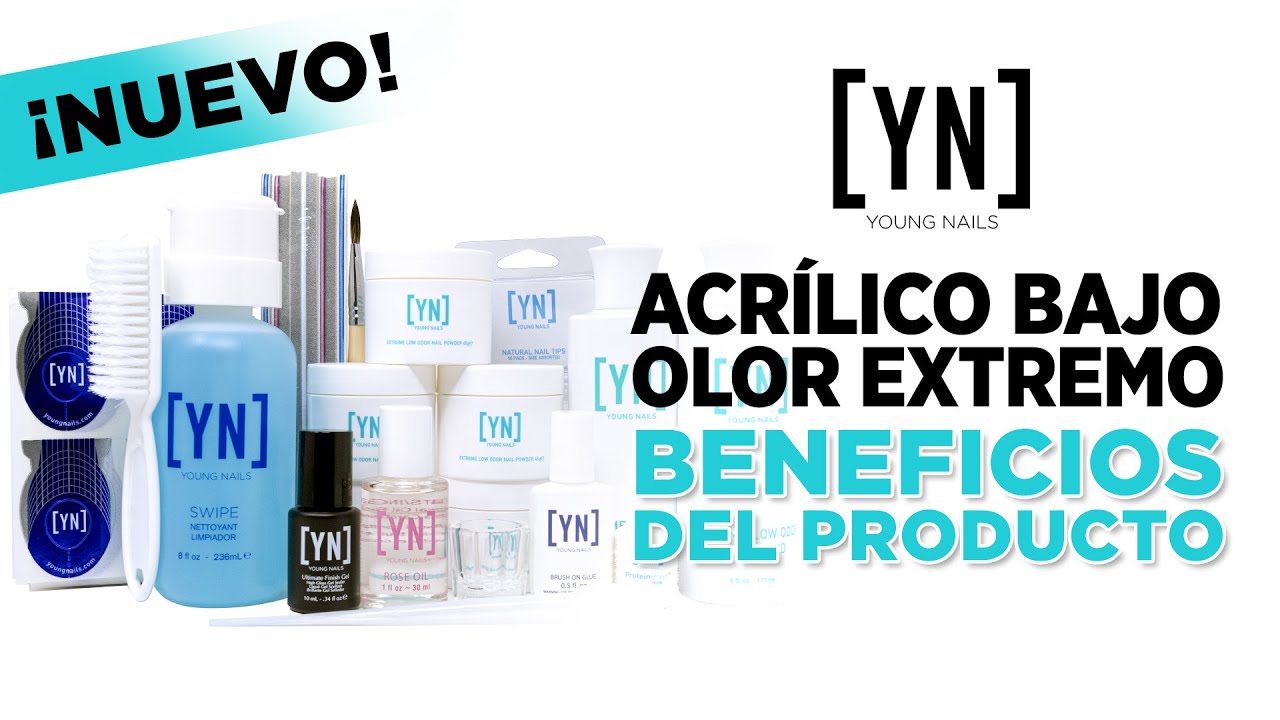 Como Usar Young Nails Acrílico de Bajo Olor | Uñas Acrílicas