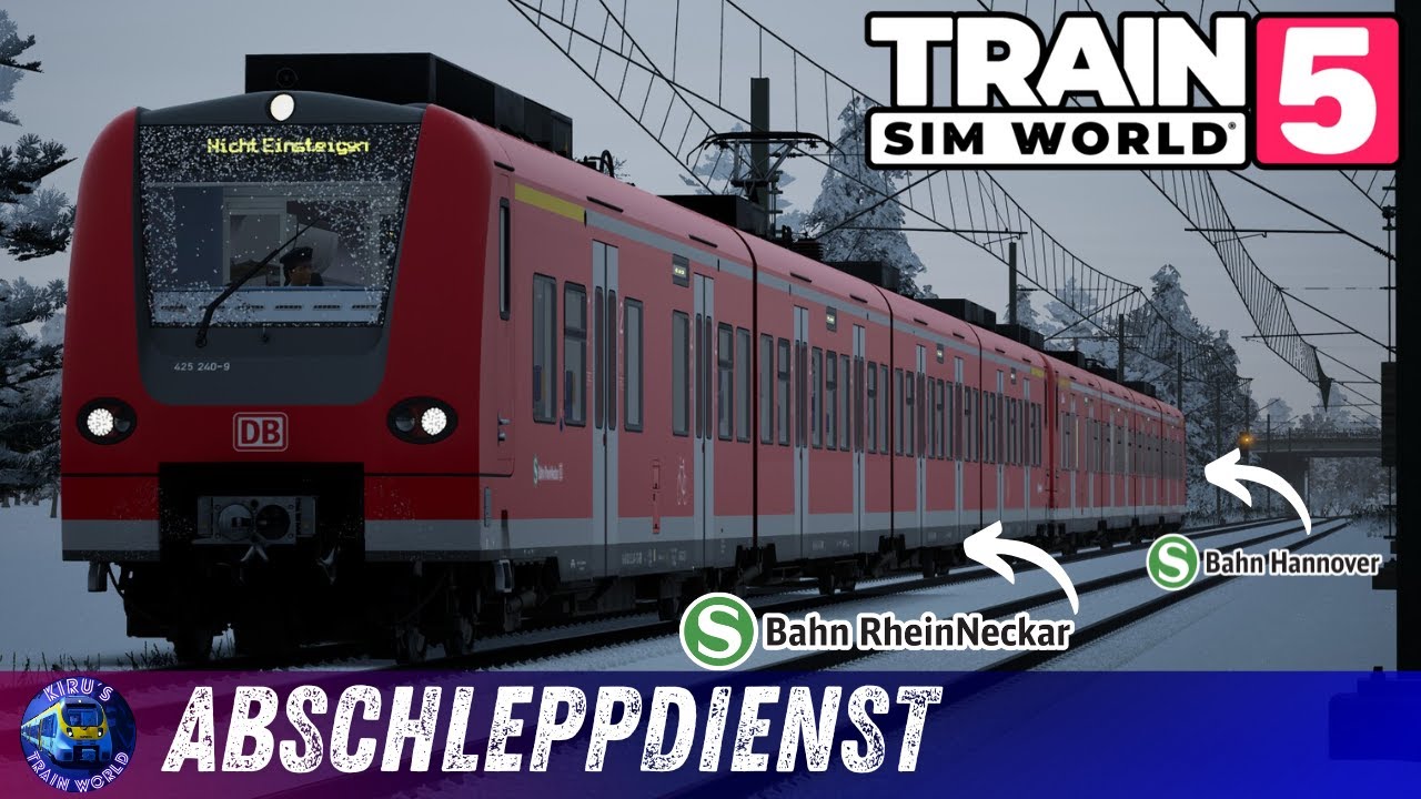 Train Sim World 5 | ABSCHLEPPDIENST nach LUDWIGSHAFEN! | S-Bahn RheinNeckar | Pfälzische Ludwigsbahn