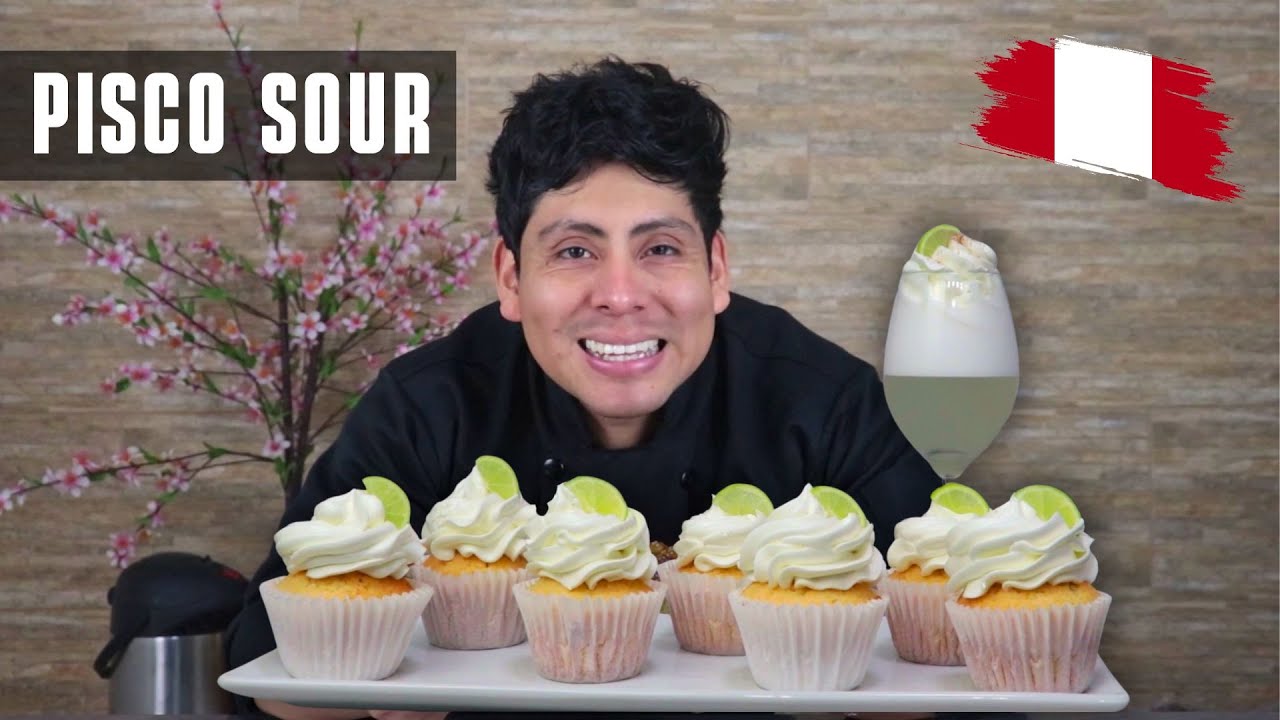 CÓMO PREPARAR PISCO SOUR Y CUPCAKES 🇵🇪