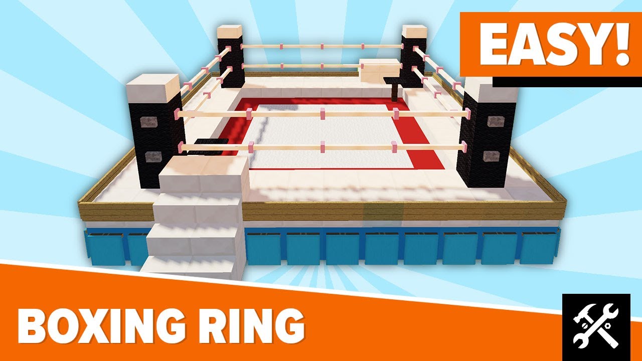 Minecraft: How to Build a BOXING RING - Tutorial (EASY)