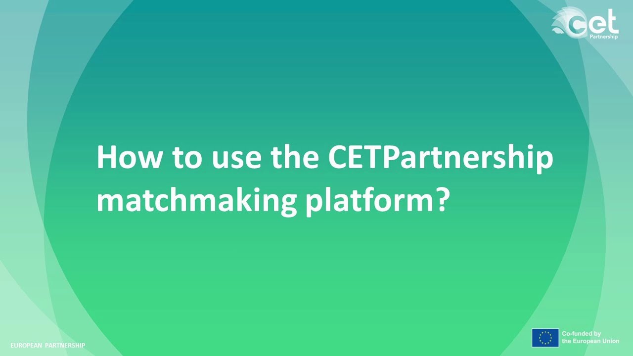How to use the CETPartnership matchmaking platform? Tips from our partner Enterprise Europe Network!