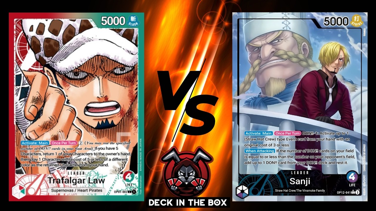 OP14+EB03 One Piece Local Tournament UP Sanji vs R/G Law !!