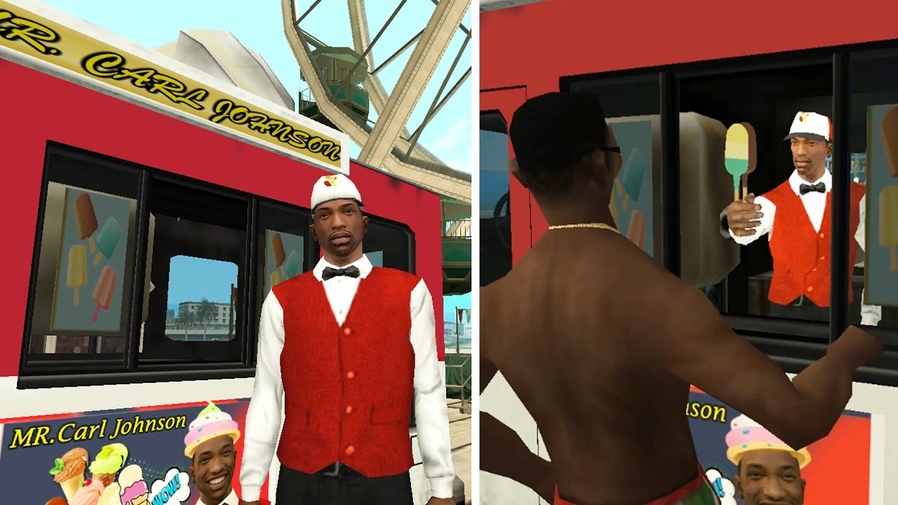 Продавец мороженого - GTA San Andreas