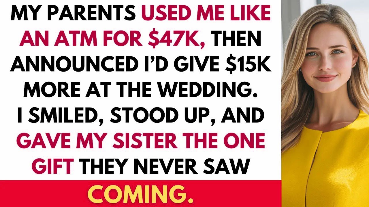 Parents Lied That I Gifted $15K at My Sister’s Wedding—So I Gave a Different Kind of Wedding Speech