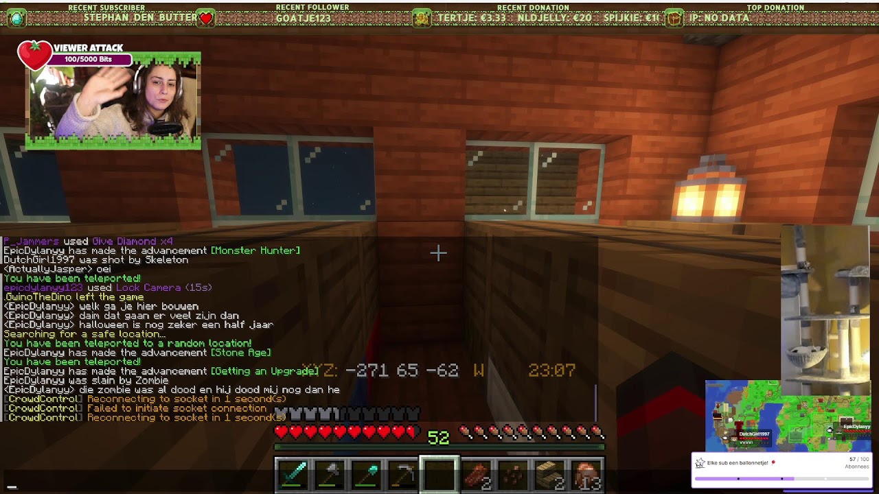 [NL/ENG] ☀️Meespelen? ➡️Java & bedrock! 💣| + crowdcontrol! | Nieuwe kijkers zijn welkom! 💜