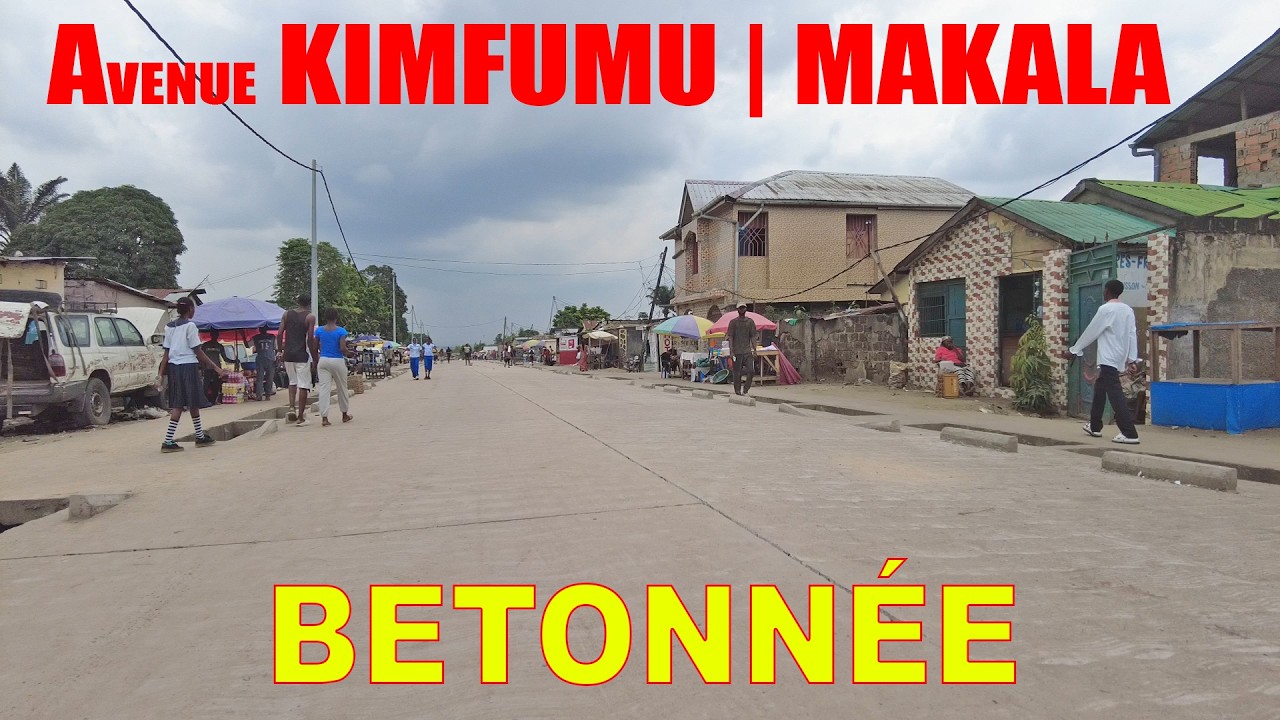 Evolution BETONNAGE Av. KIMFUMU & KINDUNDU | Commune de MAKALA | Kinshasa-Rdc