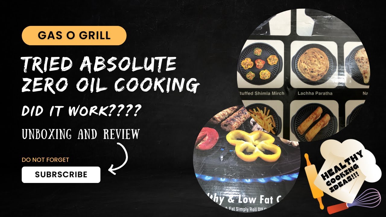 Tried Absolute Zero Oil Cooking😥 | Did it Work ?😲 GAS O GRILL #unboxing #review #manyaandmommy