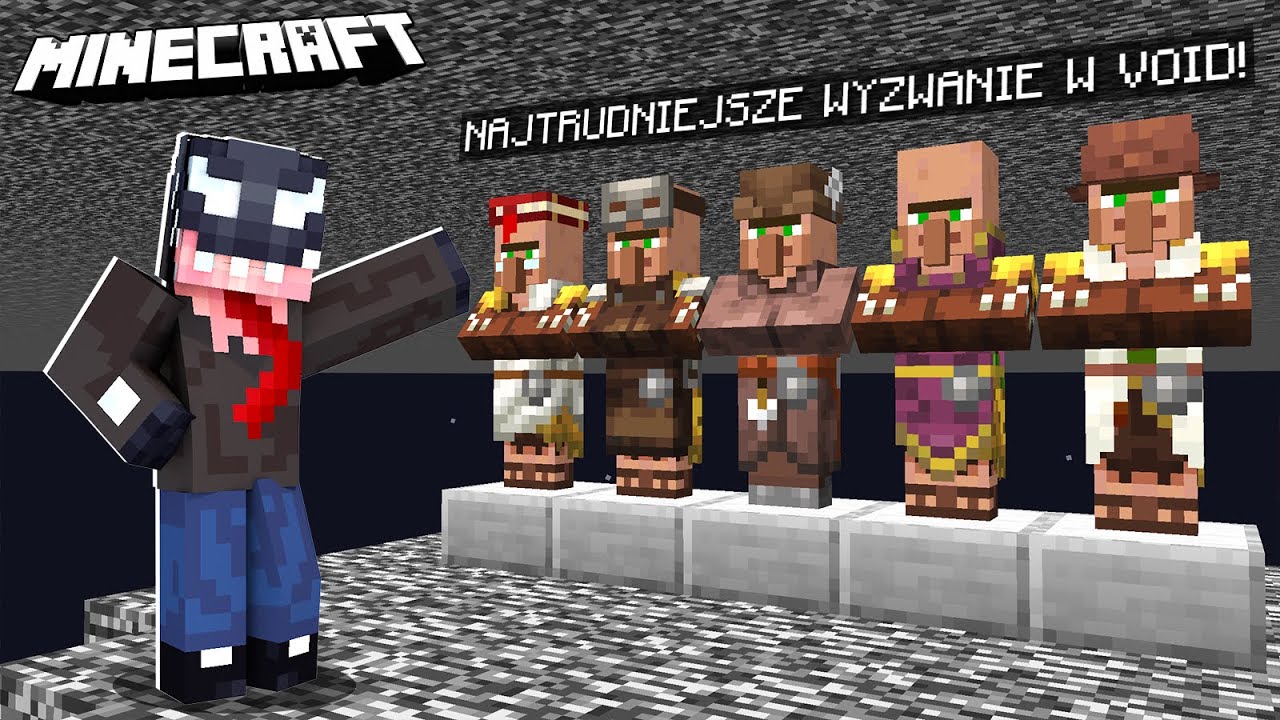 MINECRAFT, ale TO NAJTRUDNIEJSZY CHALLENGE NA ŚWIECIE W VOIDZIE POD BEDROCKIEM!