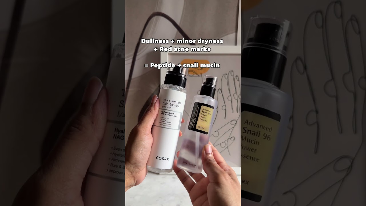✨ Best Combinations ✨ with Cosrx peptide skin booster for different skin problems #beautifulskin