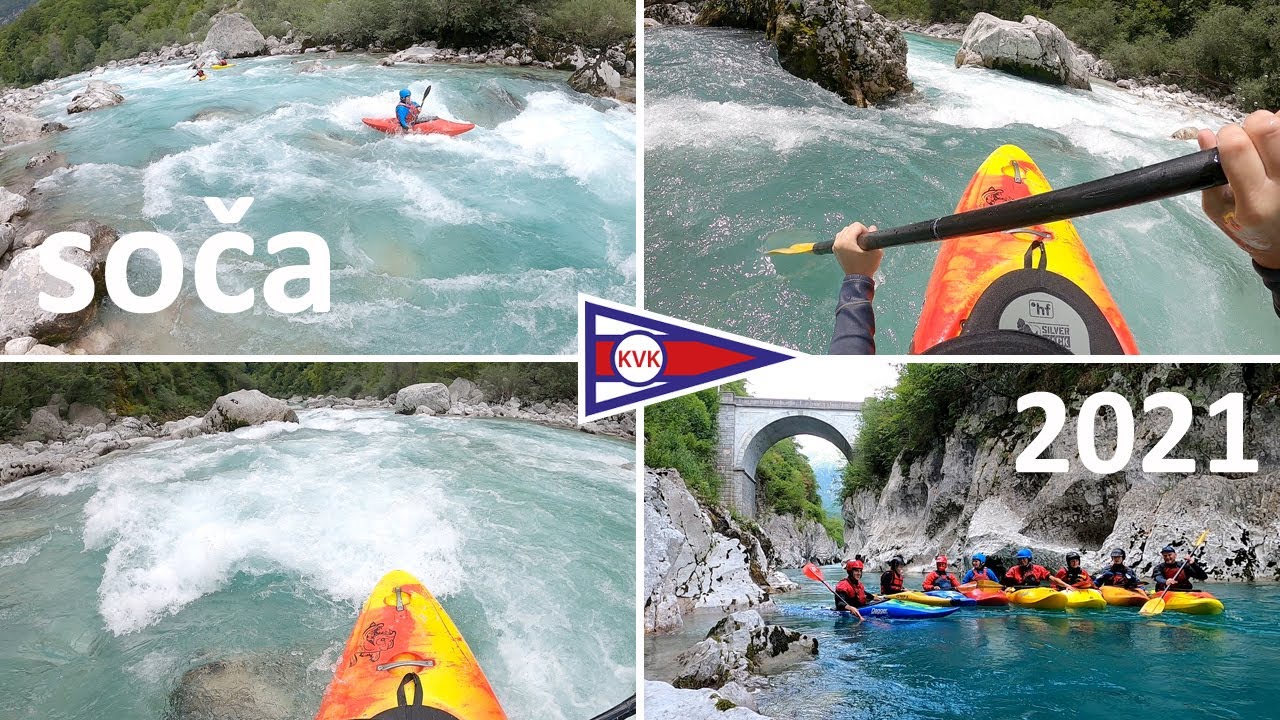 Soca 2021 No4 Anfängerfahrt Otona Abseilstrecke Kajak Wildwasser