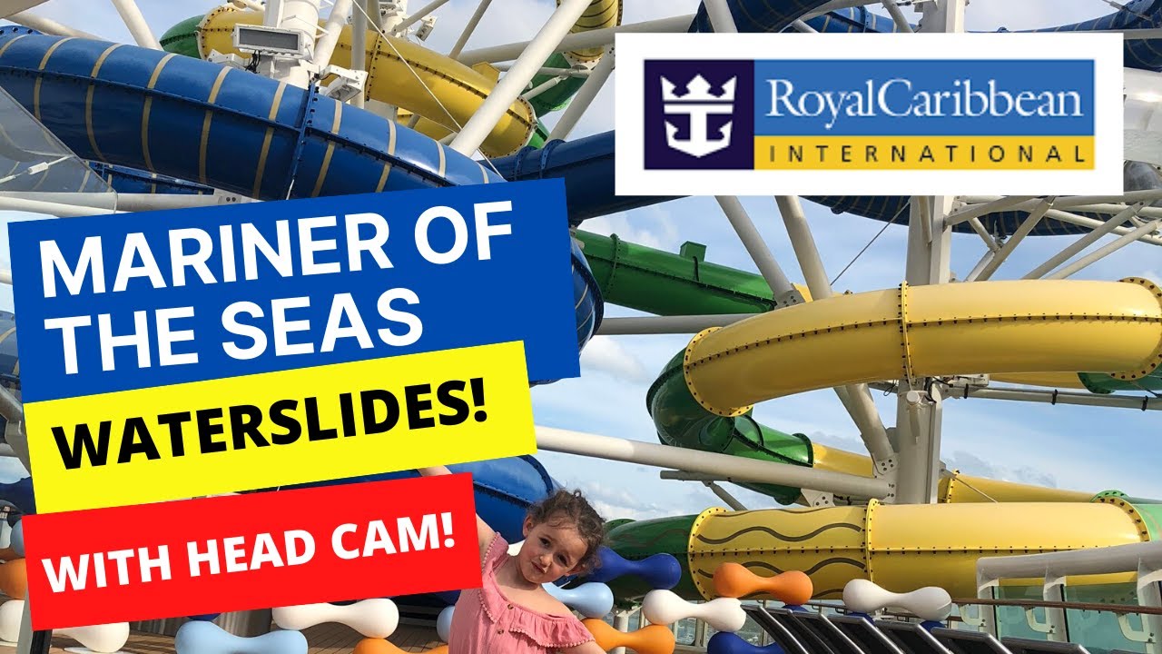 Mariner of the Seas Water Slides POV - Royal Caribbean Cruise Ship Waterslides
