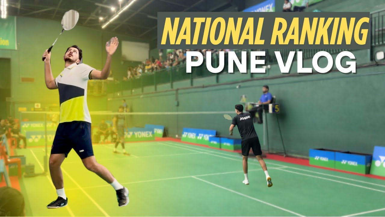All India Ranking Tournament Pune 2025 #badminton #vlog