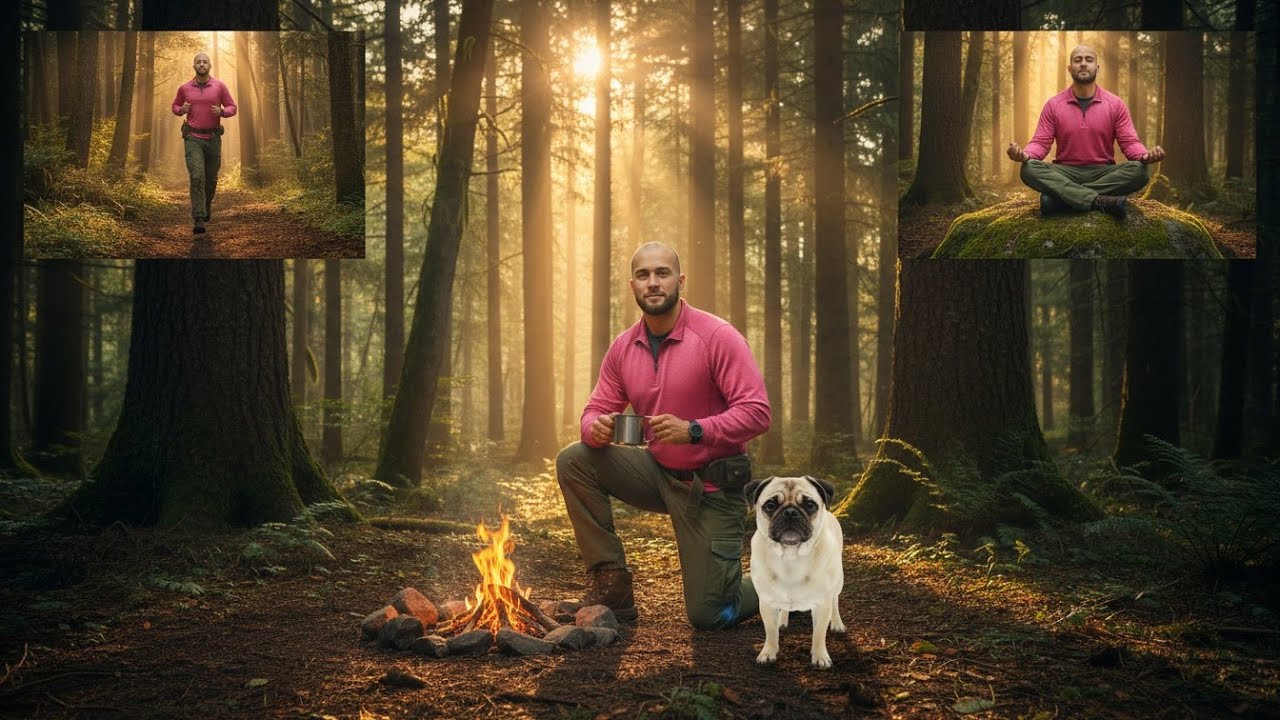Deep Forest Solo Camping| Exercise For Mind Body 🌲🏕️🔥