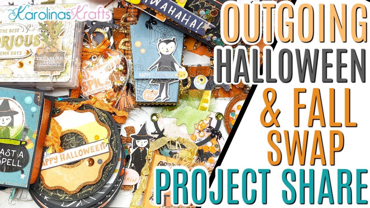 OUTGOING Halloween Swap Project Share, Halloween Boo Mail Project Share, Halloween Happy Mail Ideas
