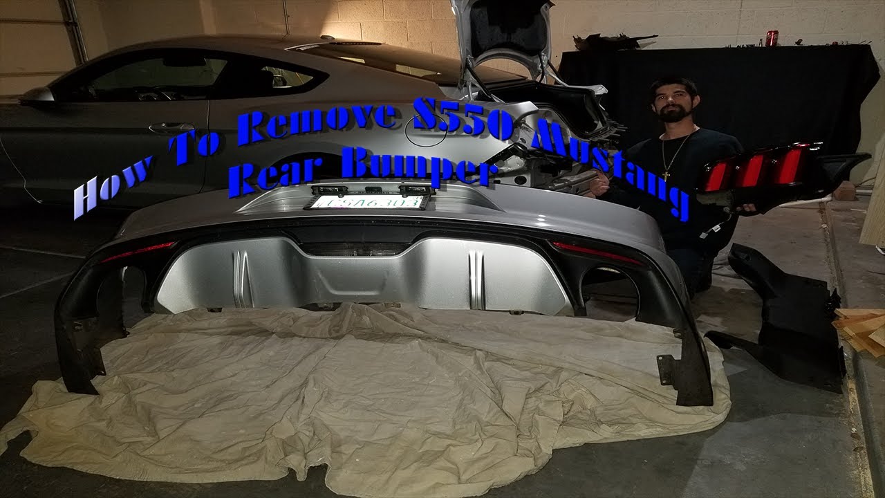 How To Remove S550 Mustang Rear Bumper