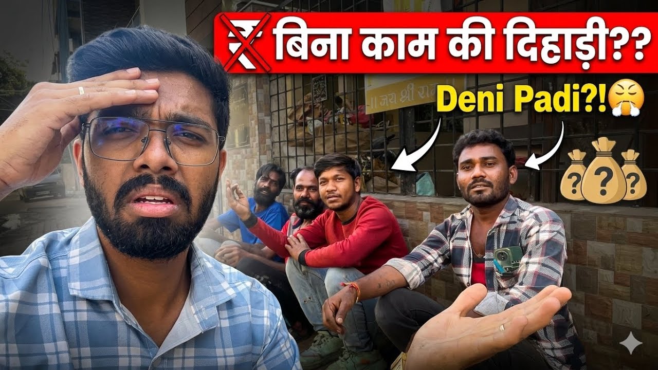 Bina Kam Ki Dihadi Deni Padi 😤| Vlog -24 | Vlog by shubham pichodwal