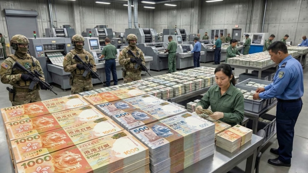 Inside the HK Dollar Factory: The Unusual System Behind Hong Kong&rsquo;s Money (Full Process)