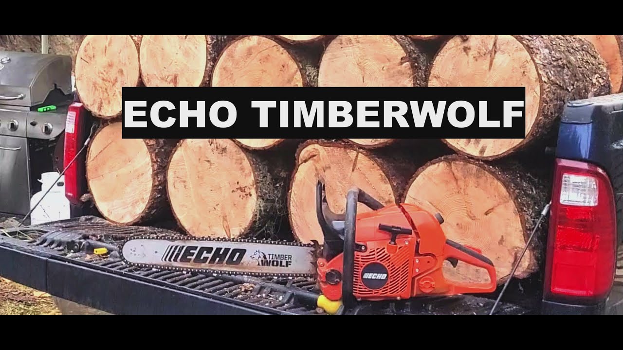 Echo Timberwolf cs 590 рубит деревья
