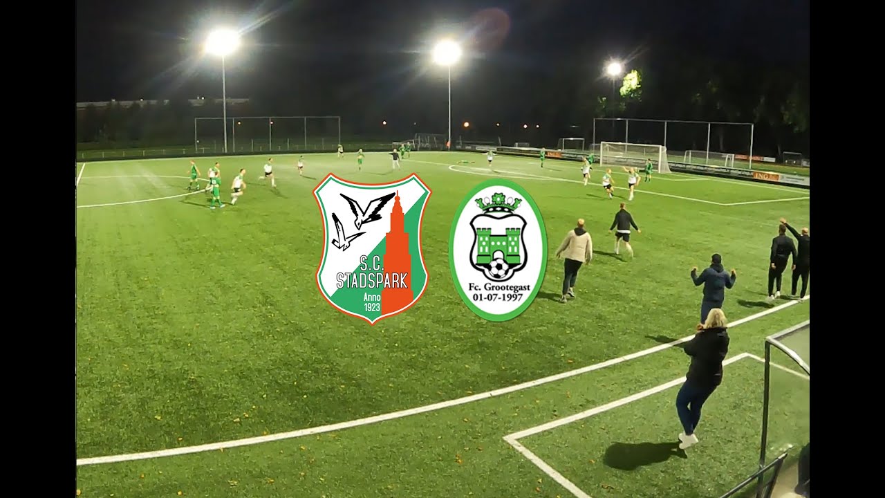 SC Stadspark 5 - FC Grootegast 3 (4-3) - Highlights