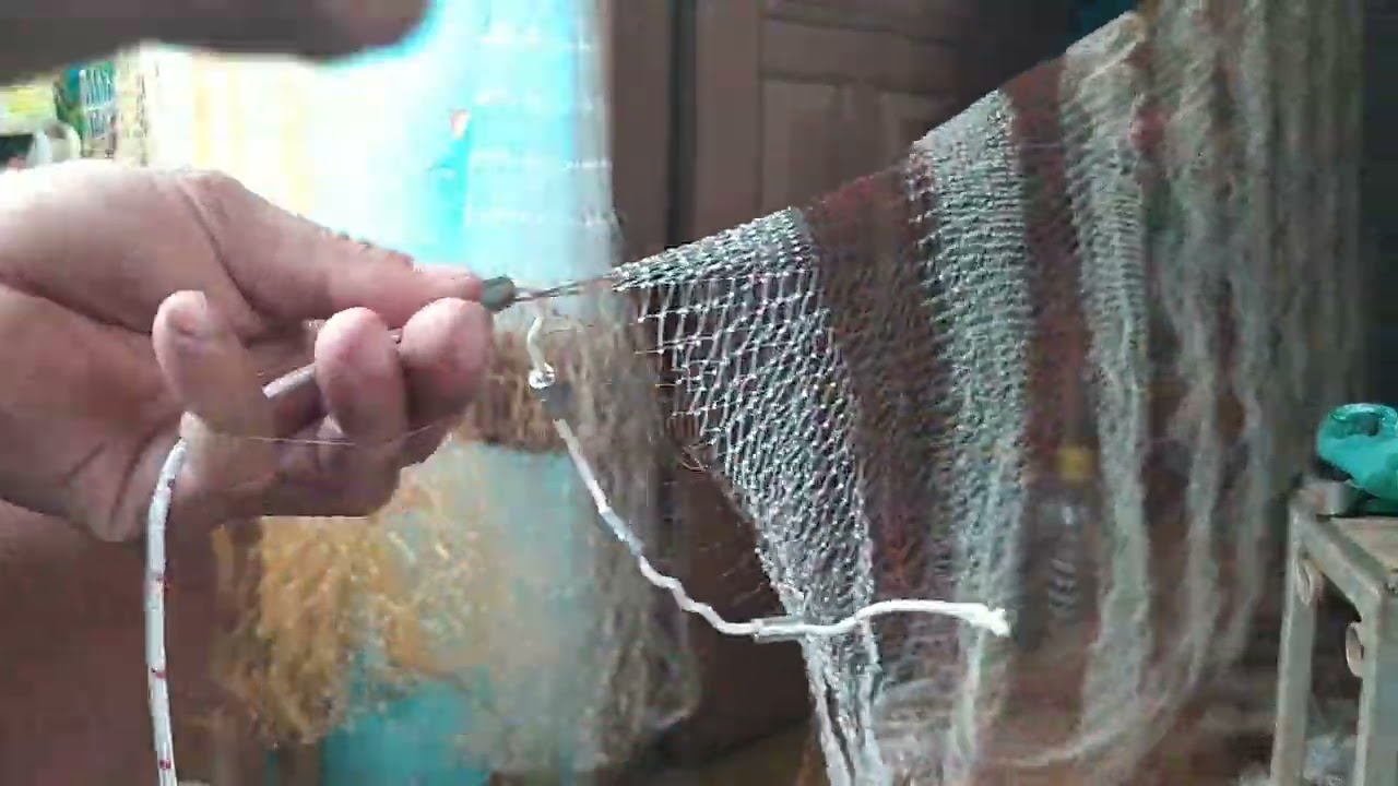 FINALIZANDO A TARRAFA DE CAMARÃO.
