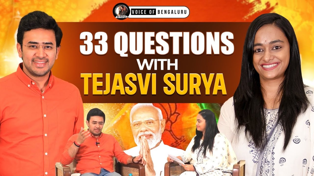 🎙️Tejasvi Surya Answers 33 Probing Questions | 