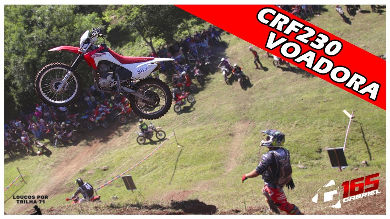 CRF230 voadora - 16º Encontro de trilheiros Teutônia - KTM 250 exc-f