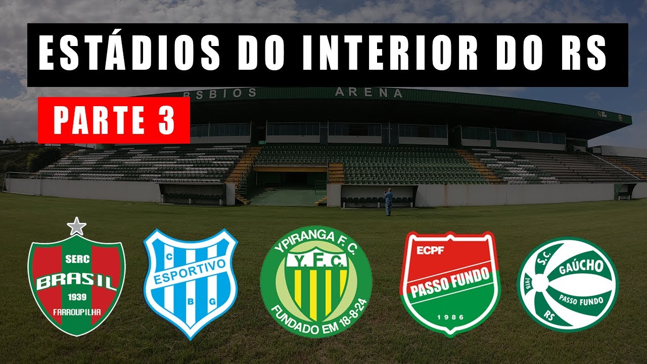 CONHECENDO ESTÁDIOS DO INTERIOR DO RS - PARTE 3
