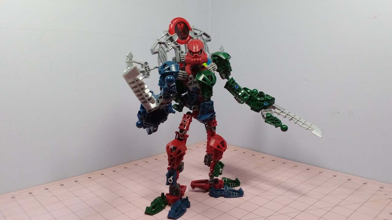 Lego Bionicle Manova Combiner Model Instructions